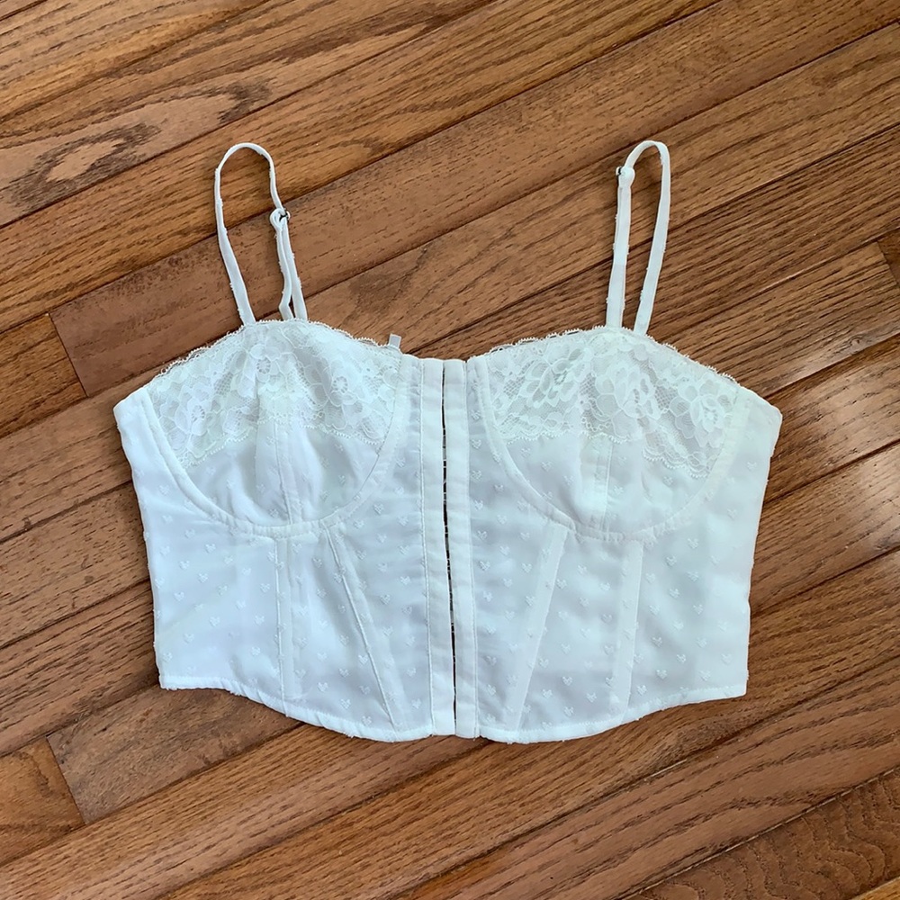 Pacsun White Corset
